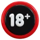 18 plus symbol icon