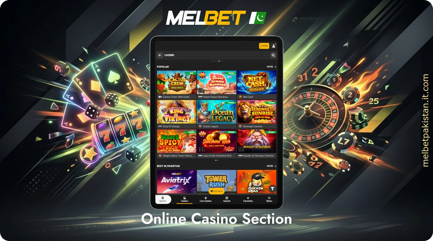 The Melbet online casino games section offers an extensive library spanning various genres